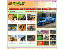 Tablet Screenshot of 3doyunlar.net