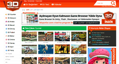 Desktop Screenshot of 3doyunlar.com